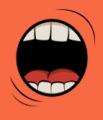 Shouting mouth!